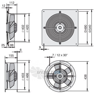 Rosenberg EQ 400-4 - описание, технические характеристики, графики